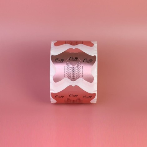 Rose gold šablon - Short 500 kom